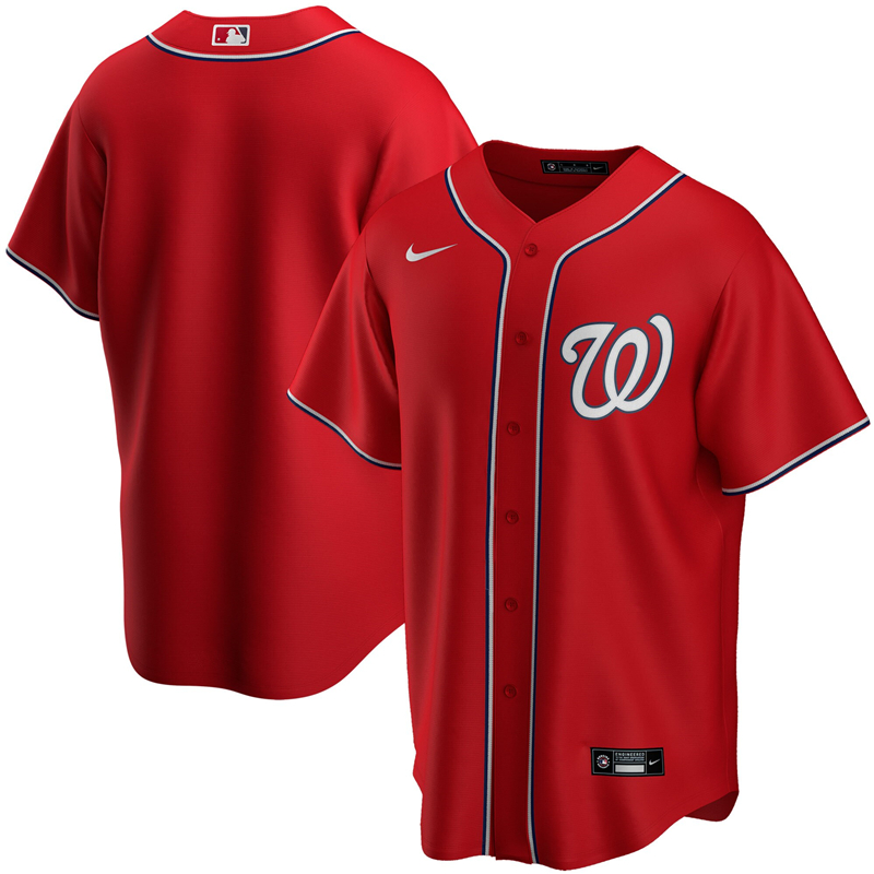 Youth Washington Nationals Nike Red Alternate 2020 Replica Team Jersey ->tampa bay buccaneers->NFL Jersey